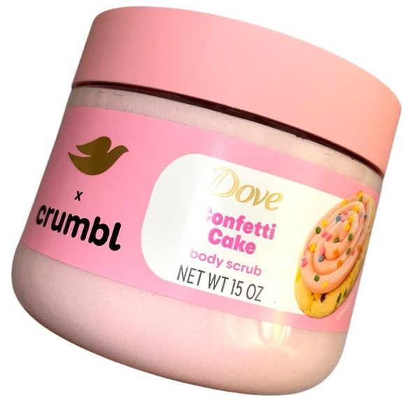 Dove Crumbl Exfoliating Body Scrub Confetti Cake, 15 oz - Picture 1 of 1